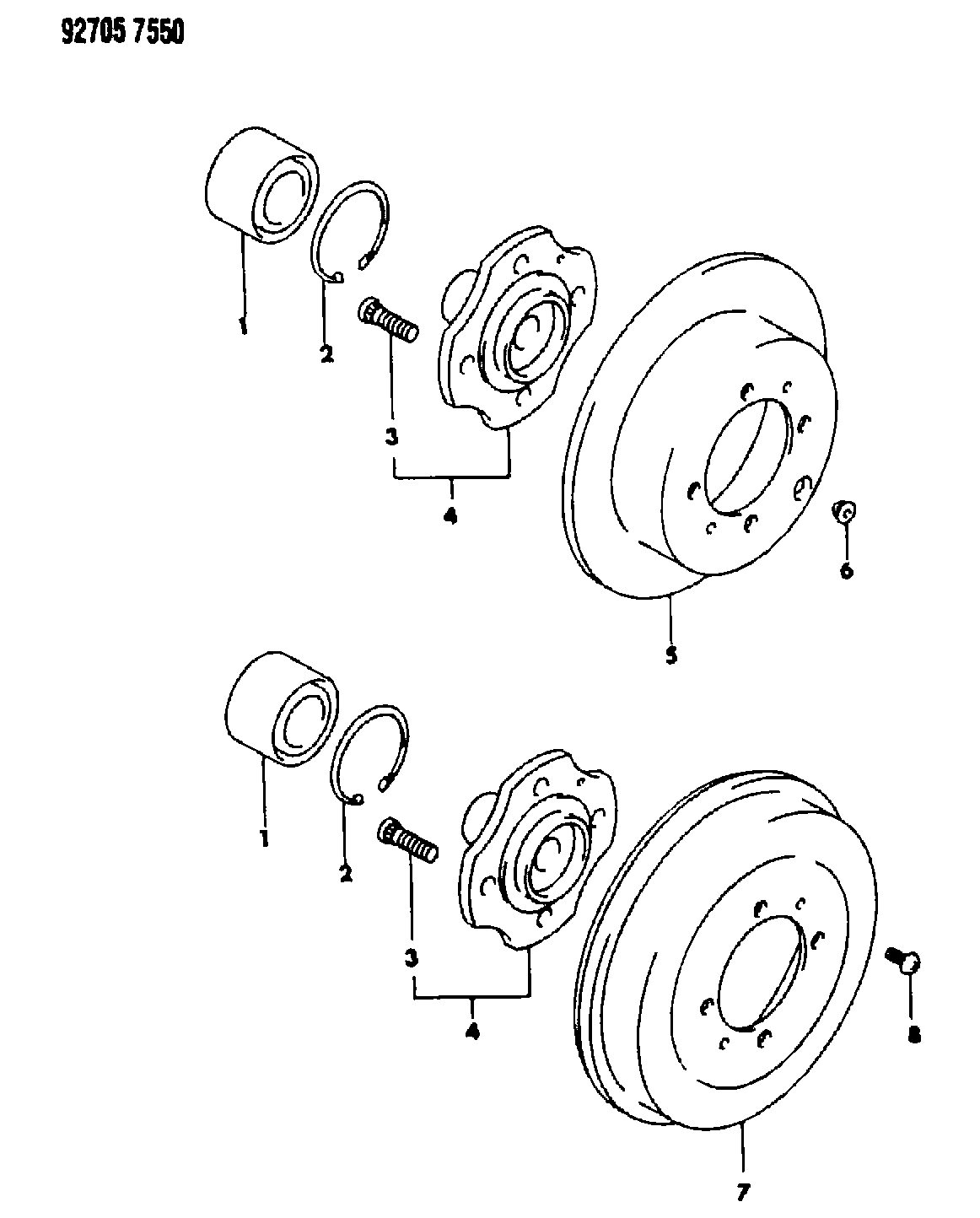 Mitsubishi MB66 3832 - Комплект подшипника ступицы колеса unicars.by