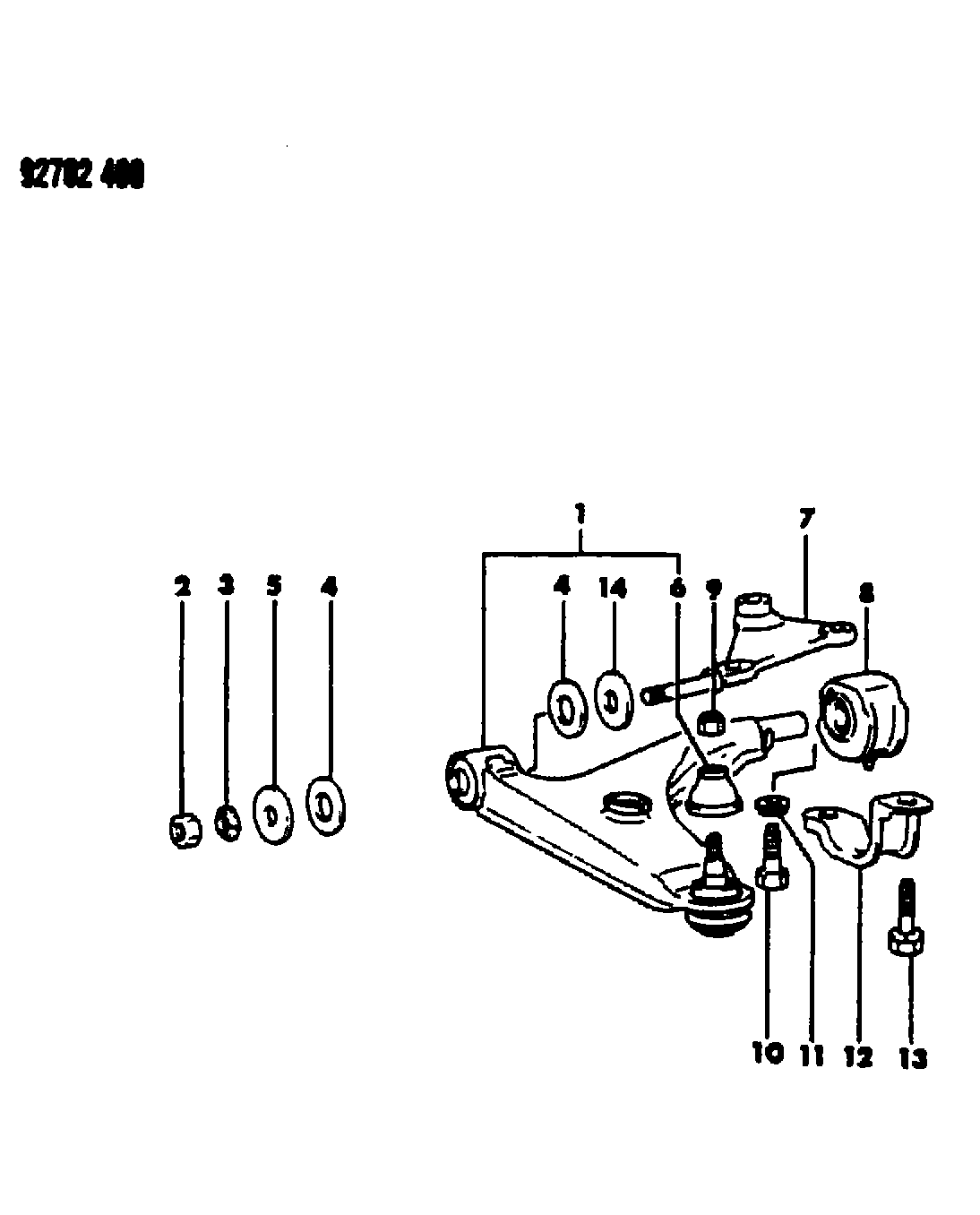 Mitsubishi MB430350* - Шаровая опора, несущий / направляющий шарнир unicars.by