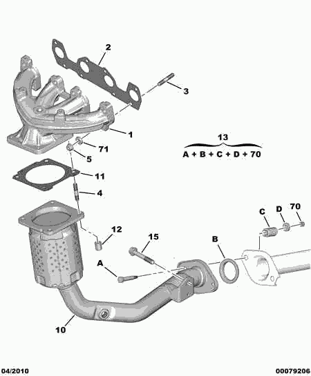 CITROËN/PEUGEOT 1731 PC - Катализатор unicars.by