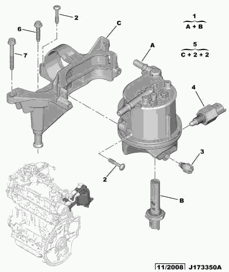 MAZDA 1901 85 - Топливный фильтр unicars.by