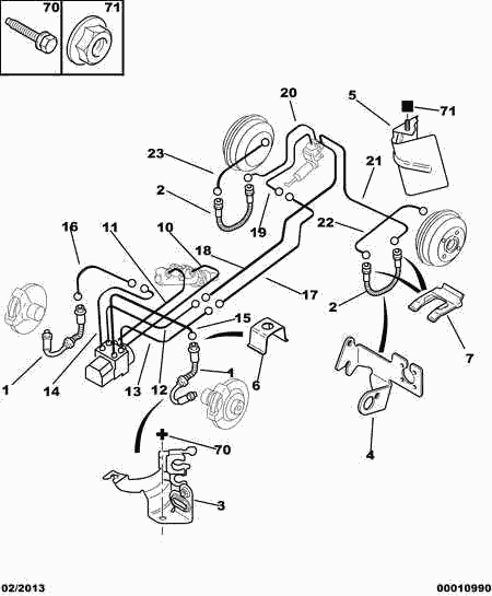 DS 4806 91 - BRAKE HOSE FRONT unicars.by