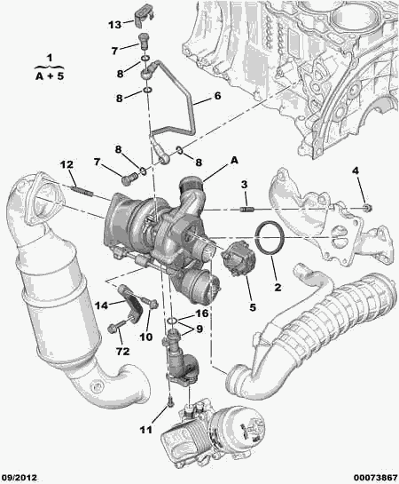 PEUGEOT (DF-PSA) 0375 N7 - Установочный комплект, турбокомпрессор unicars.by