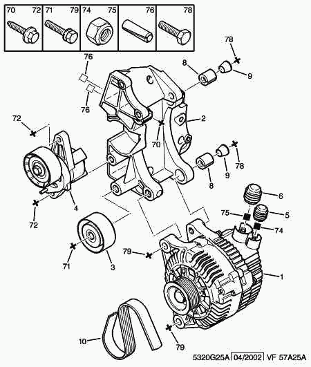 Opel 5751 A2 - Поликлиновый ременный комплект unicars.by