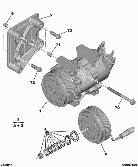 Suzuki 6453 LF - Компрессор кондиционера unicars.by