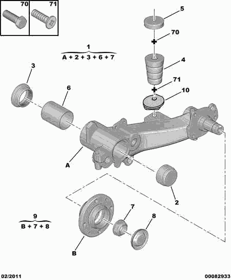 Opel 3748 43 - Шарнирный комплект, ШРУС, приводной вал unicars.by