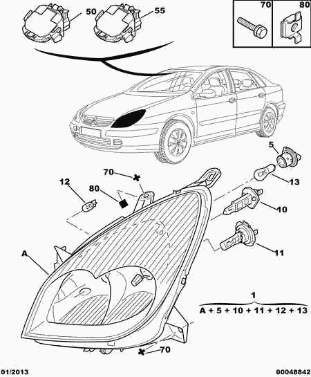 PEUGEOT (DF-PSA) 6216 A8 - Лампа накаливания, фонарь указателя поворота unicars.by