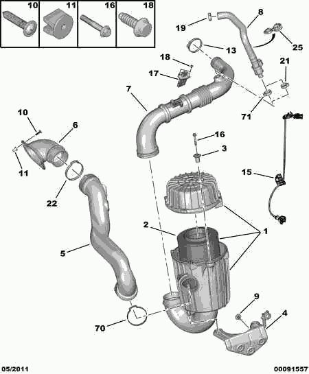 PEUGEOT (DF-PSA) 1434 J1 - Свеча зажигания unicars.by