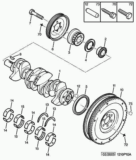 CITROËN/PEUGEOT 0515 R8 - Шкив коленчатого вала unicars.by