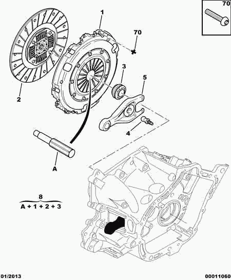 PEUGEOT 2055.FR - Диск сцепления, фрикцион unicars.by