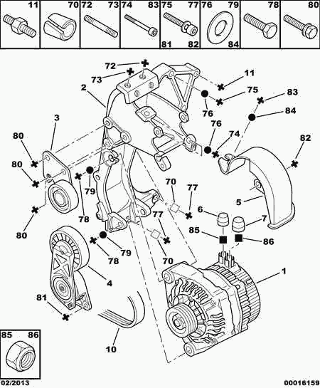 CITROËN 5750 YZ - Поликлиновой ремень unicars.by