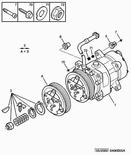 PEUGEOT (DF-PSA) 6453 JC - Компрессор кондиционера unicars.by