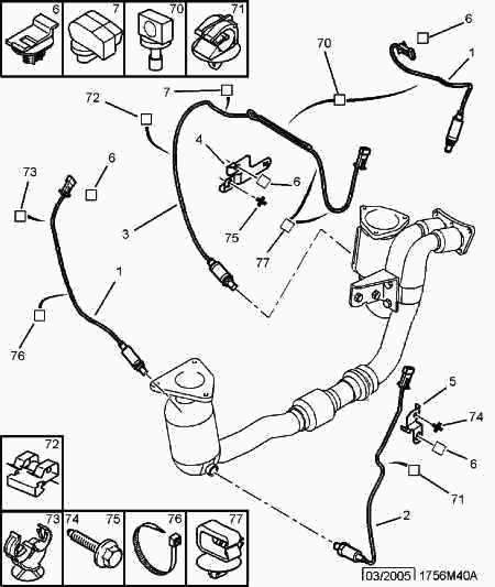 Opel 1628 PL - POLLUTION CONTROL OXYGEN PROBE unicars.by