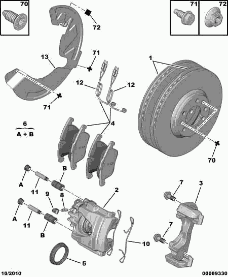 Opel 4 24 993 - Тормозной диск unicars.by