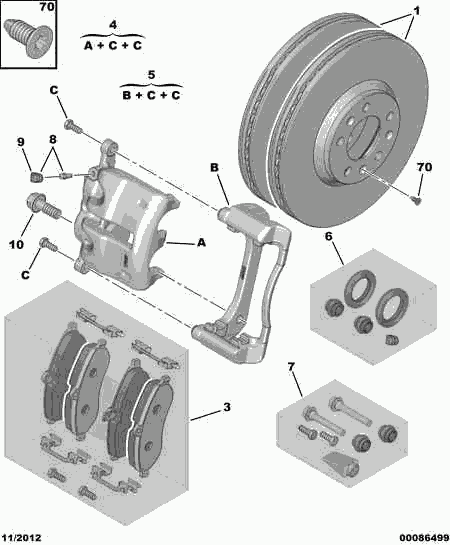 FIAT 16 077 299 80 - Кронштейн, корпус скобы тормоза unicars.by