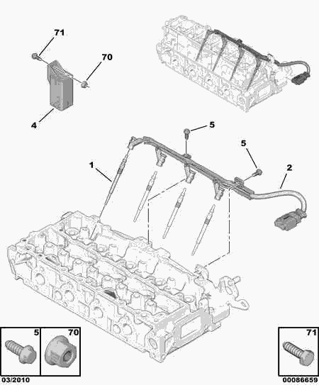 CITROËN/PEUGEOT 98 024 240 80 - Блок управления, реле, система накаливания unicars.by