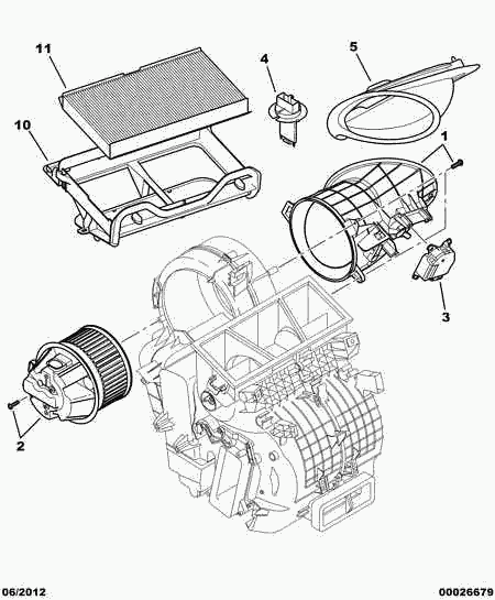 CITROËN/PEUGEOT 6447 NT - Фильтр воздуха в салоне unicars.by