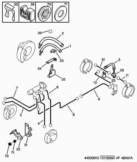 PEUGEOT 4806 H7 - Тормозной шланг unicars.by