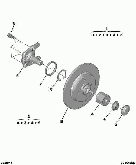 DS (CAPSA) 4249 46 - WHEEL HUB DISC unicars.by