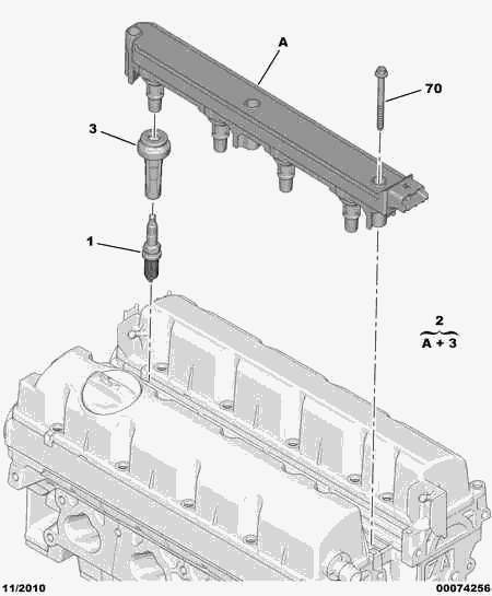 PEUGEOT (DF-PSA) 5960 F7 - Свеча зажигания unicars.by