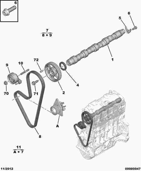 PEUGEOT 16 095 250 80 - Водяной насос + комплект зубчатого ремня ГРМ unicars.by