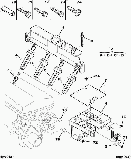 CITROËN/PEUGEOT 5963 18 - Катушка зажигания unicars.by