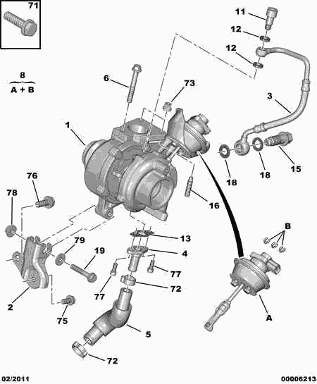 CITROËN/PEUGEOT 0375 P0 - Клапан регулирования давления нагнетателя unicars.by