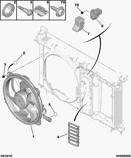 Alfa Romeo 1253.K2 - ENGINE MOTOR-DRIVEN FAN unicars.by