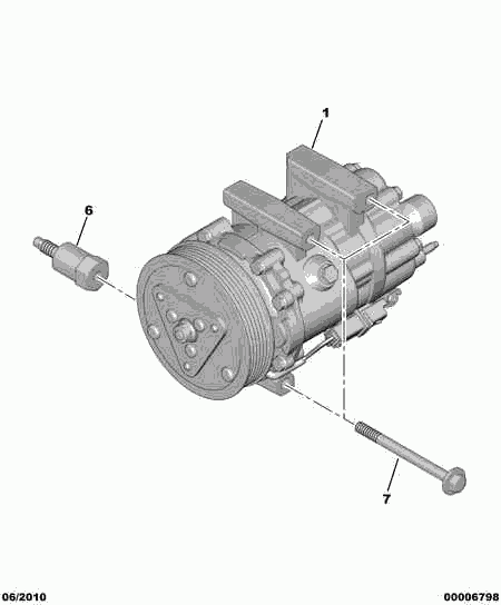 CITROËN/PEUGEOT 6453 QP - Компрессор кондиционера unicars.by