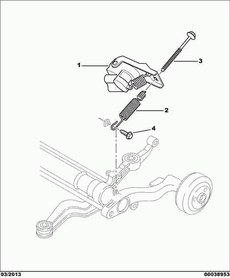 PEUGEOT (DF-PSA) 4861 74 - Регулятор тормозных сил unicars.by