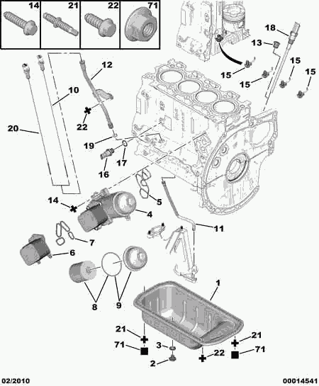 CITROËN 1109 Z6 - Масляный фильтр unicars.by