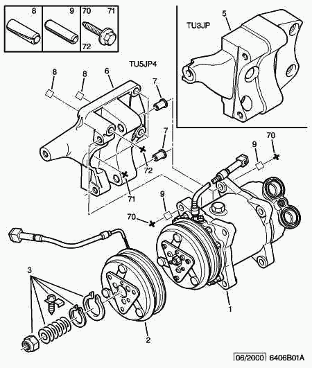 CITROËN/PEUGEOT 6453 FR - Компрессор кондиционера unicars.by