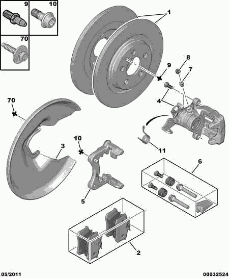 VW 4252.33 - Тормозные колодки, дисковые, комплект unicars.by