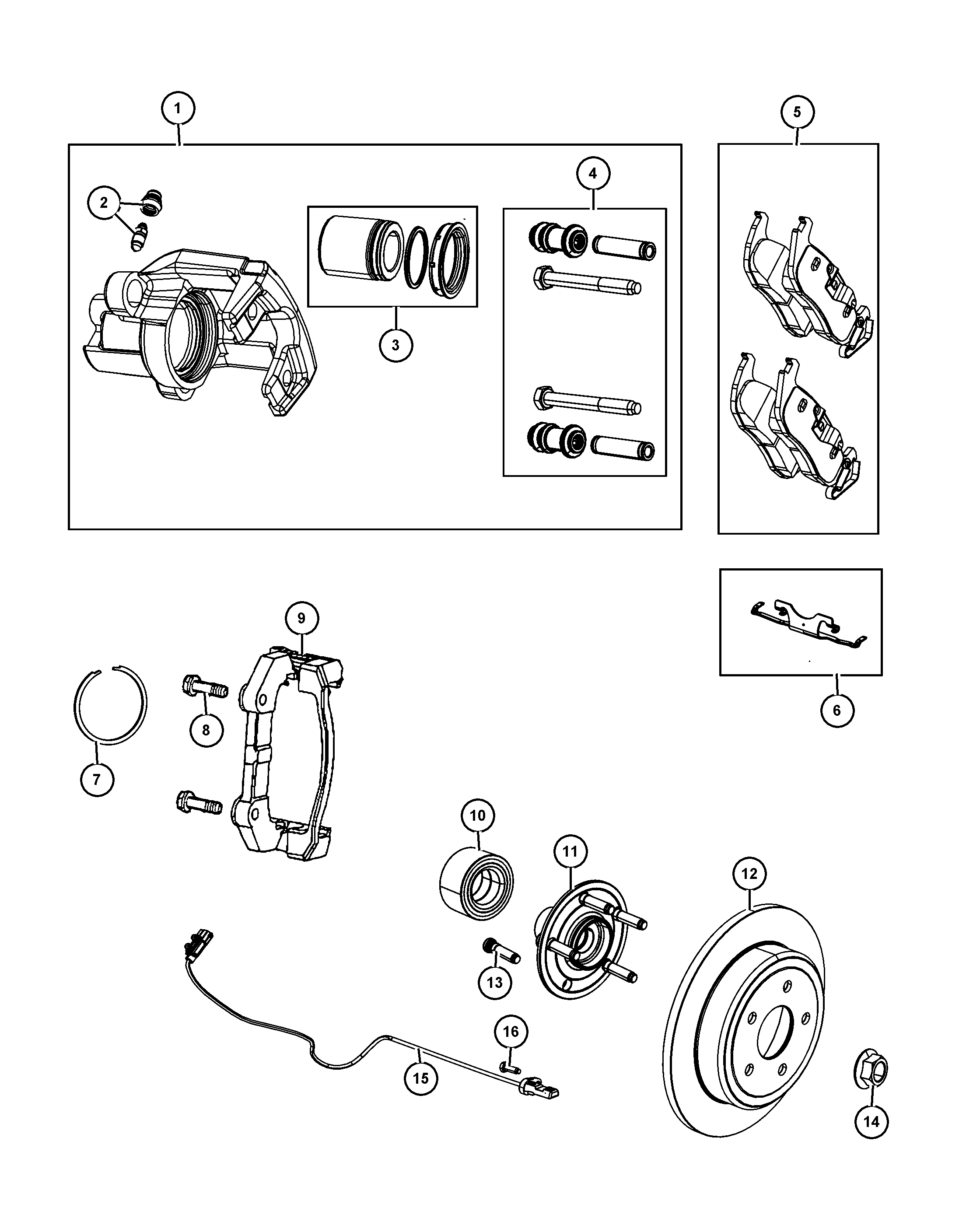 Chrysler 68052 376AA - Тормозной суппорт unicars.by