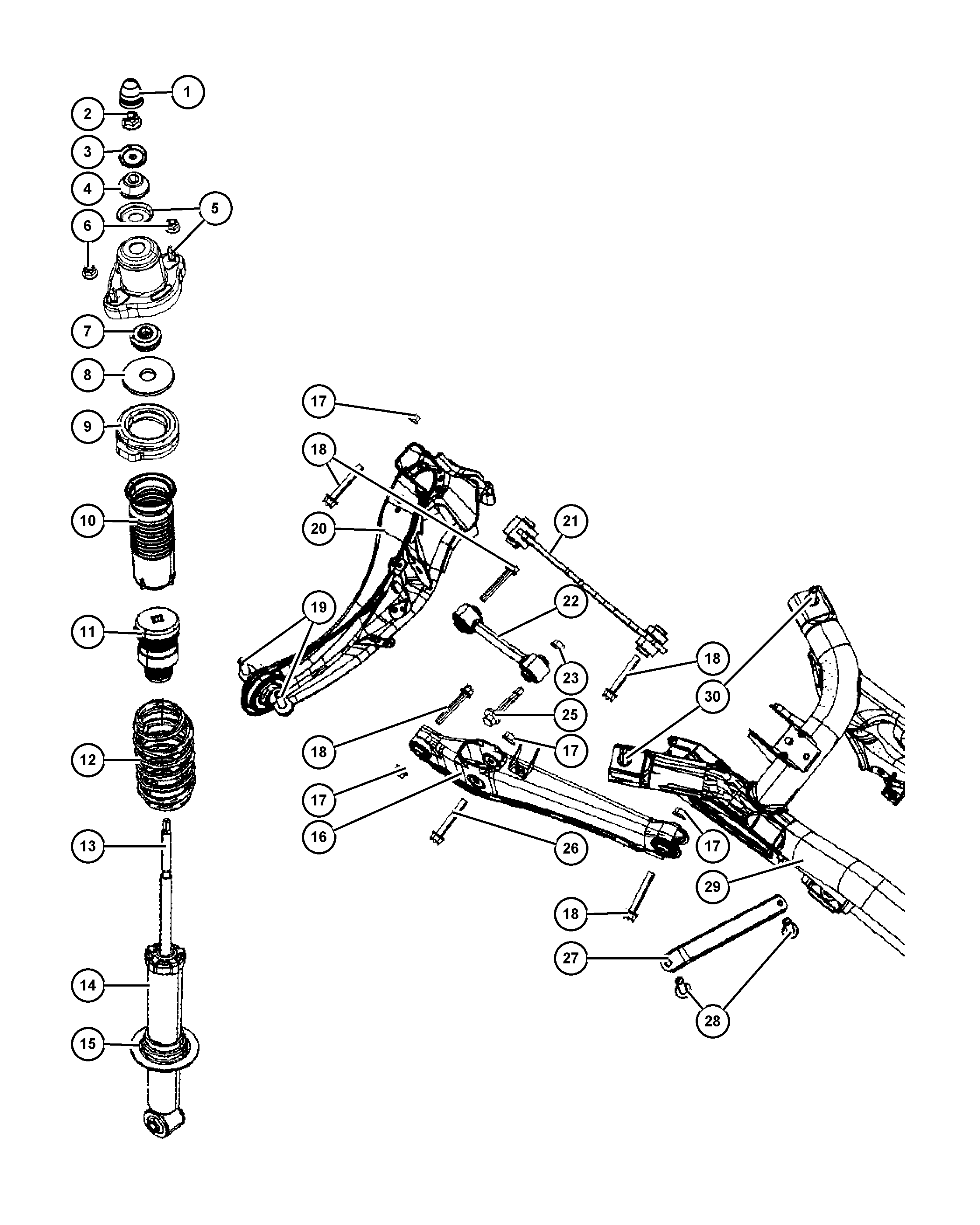 Jeep 5105 272AB - Рычаг подвески колеса unicars.by