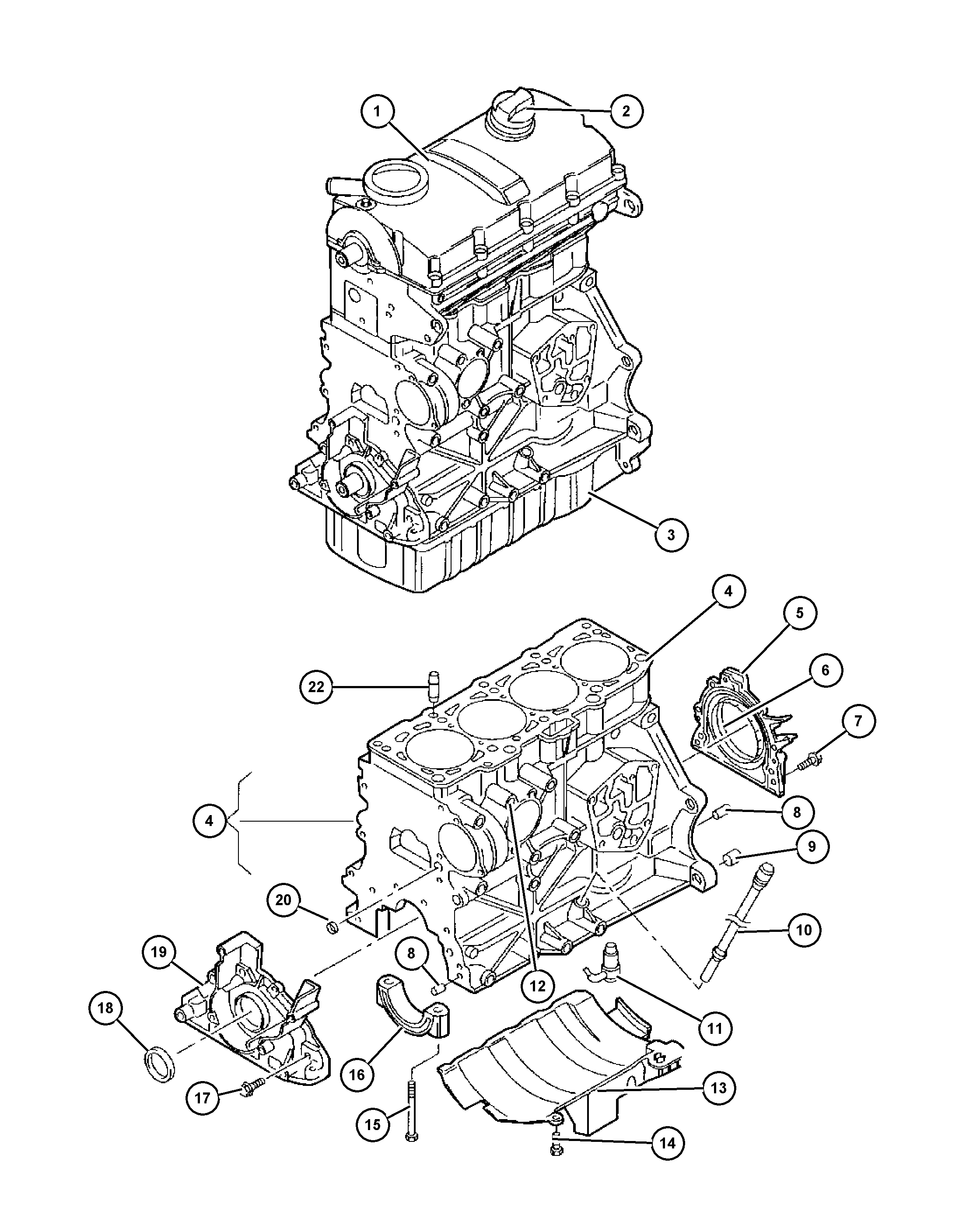 VW 68000 666AA - Уплотняющее кольцо, коленчатый вал unicars.by