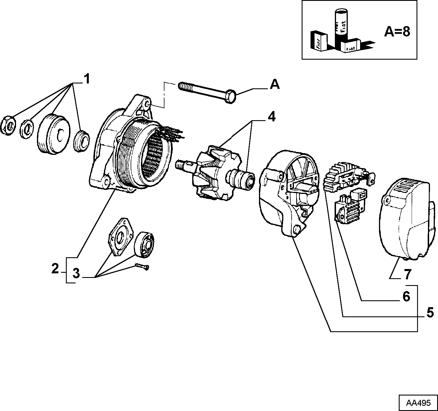 Lancia 9948688 - Генератор unicars.by