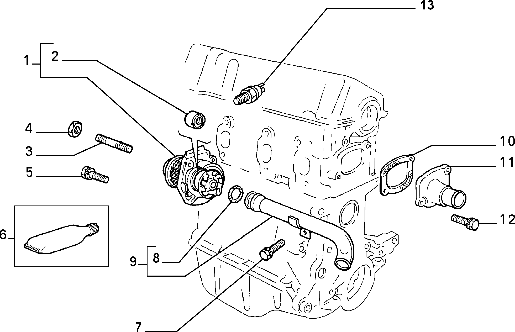 IVECO 46531183 - Водяной насос unicars.by