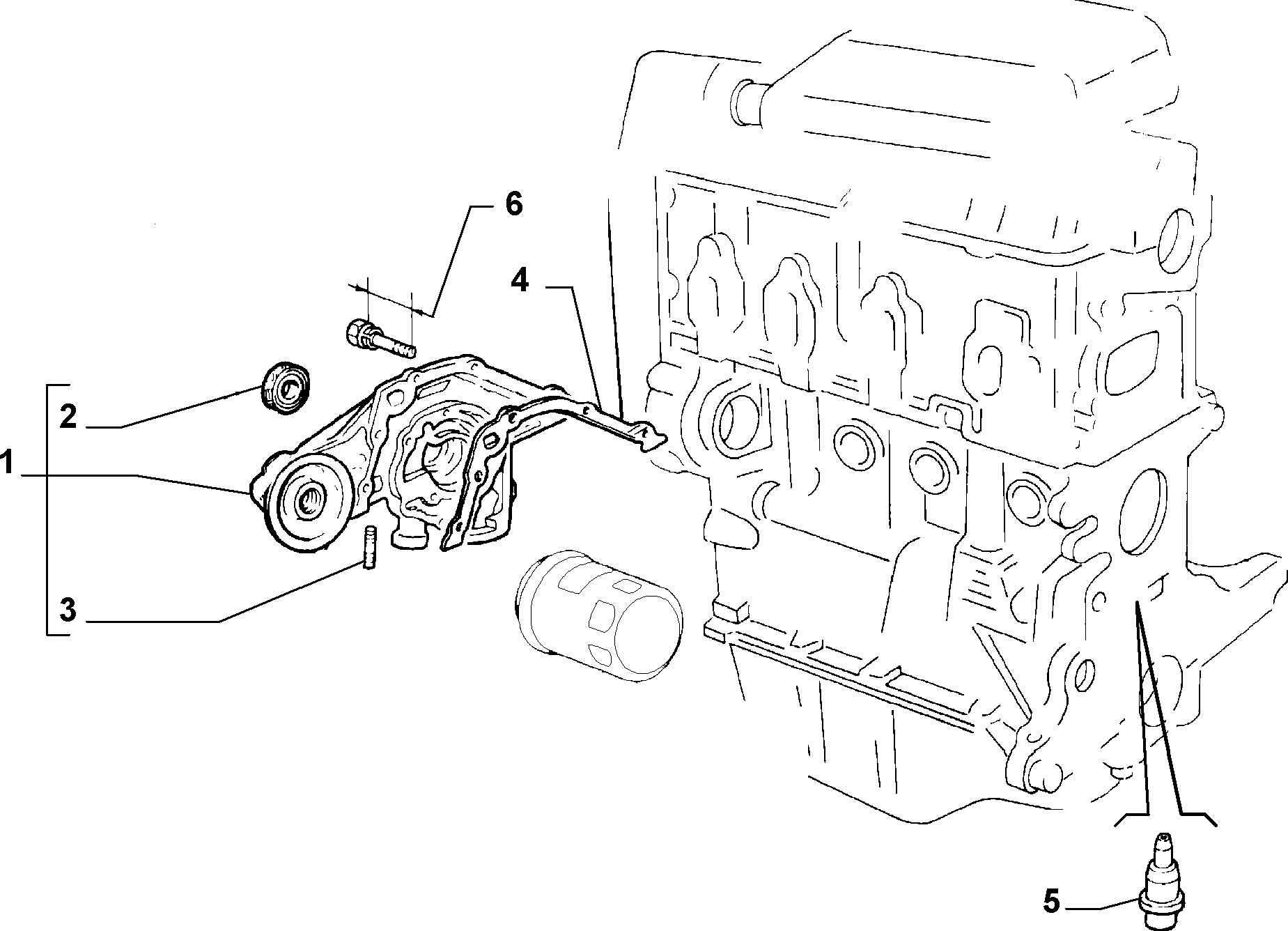 Lancia 71740681 - Уплотняющее кольцо, коленчатый вал unicars.by