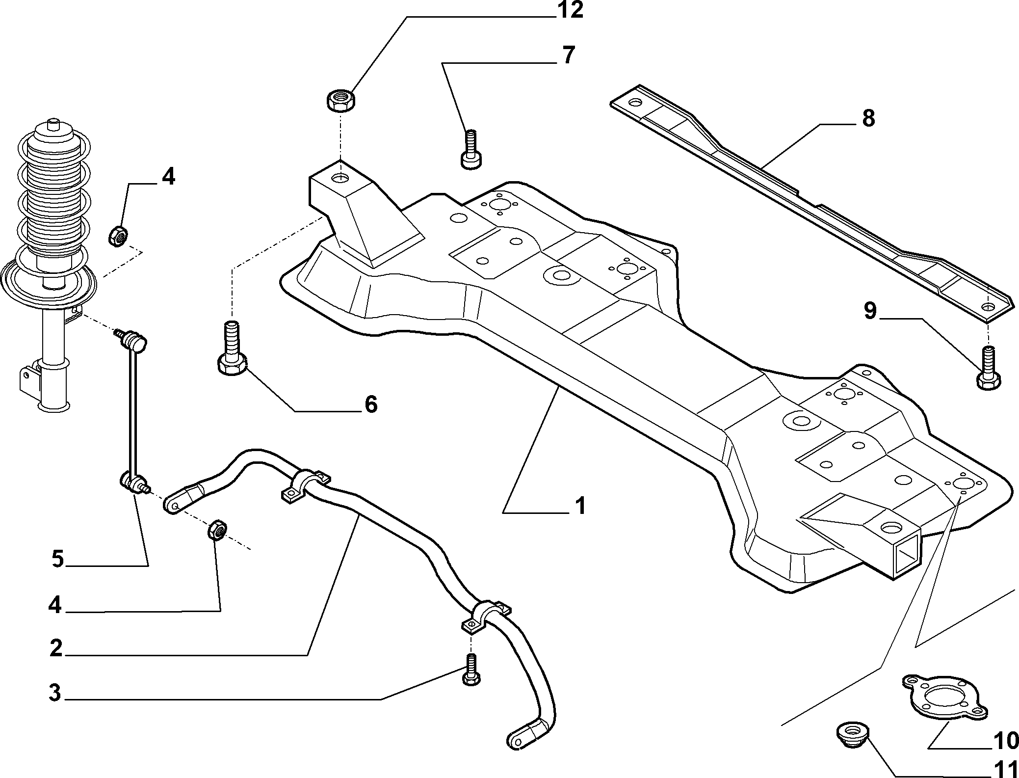 Alfarome/Fiat/Lanci 557 00 753 - Тяга / стойка, стабилизатор unicars.by