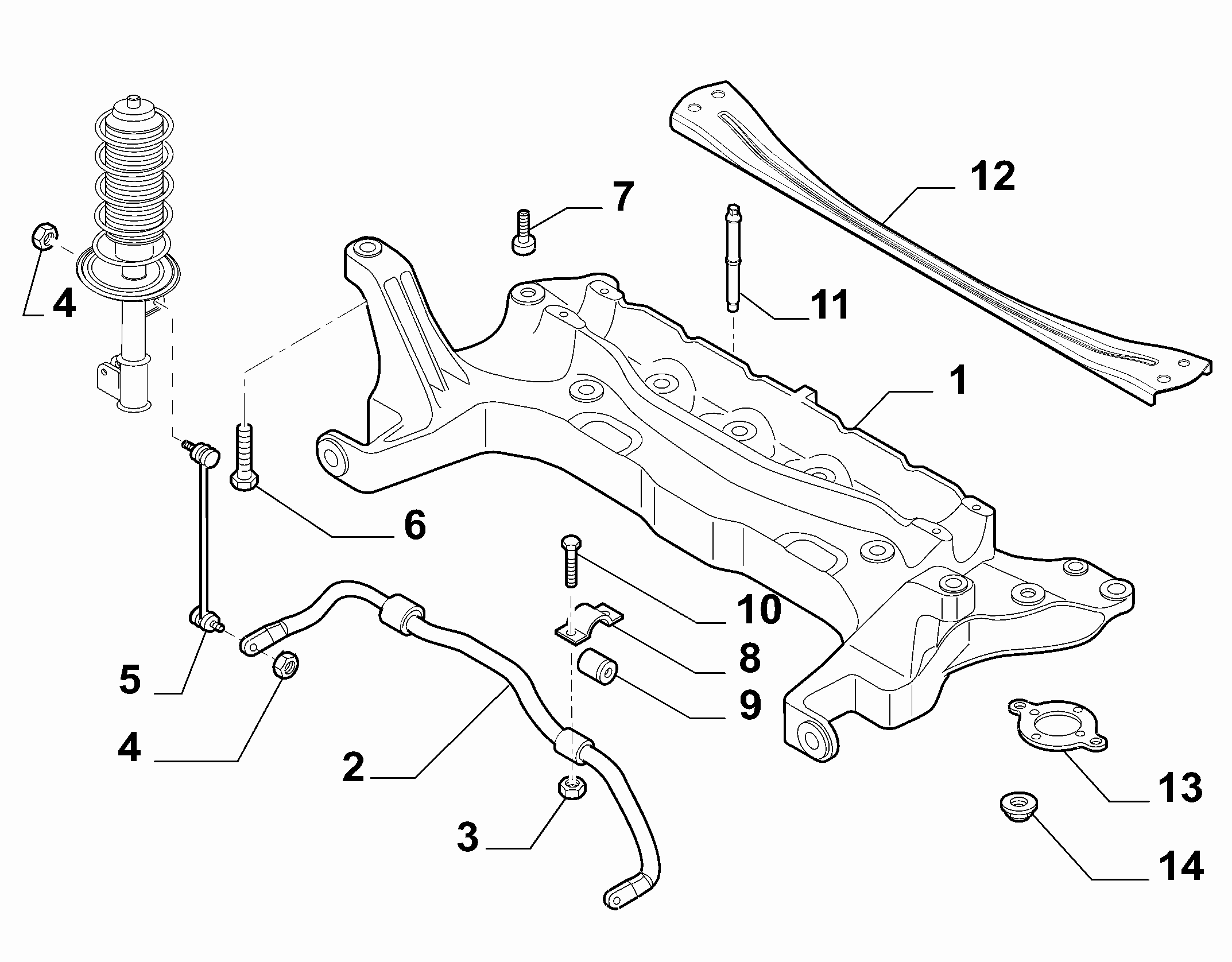 Alfa Romeo 51815479 - Тяга / стойка, стабилизатор unicars.by