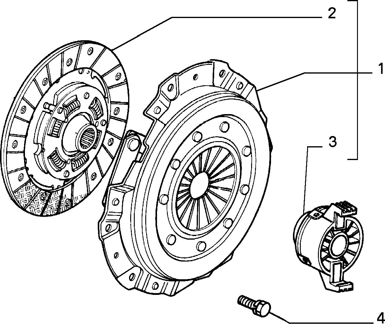 FIAT 46406966 - Диск сцепления, фрикцион unicars.by