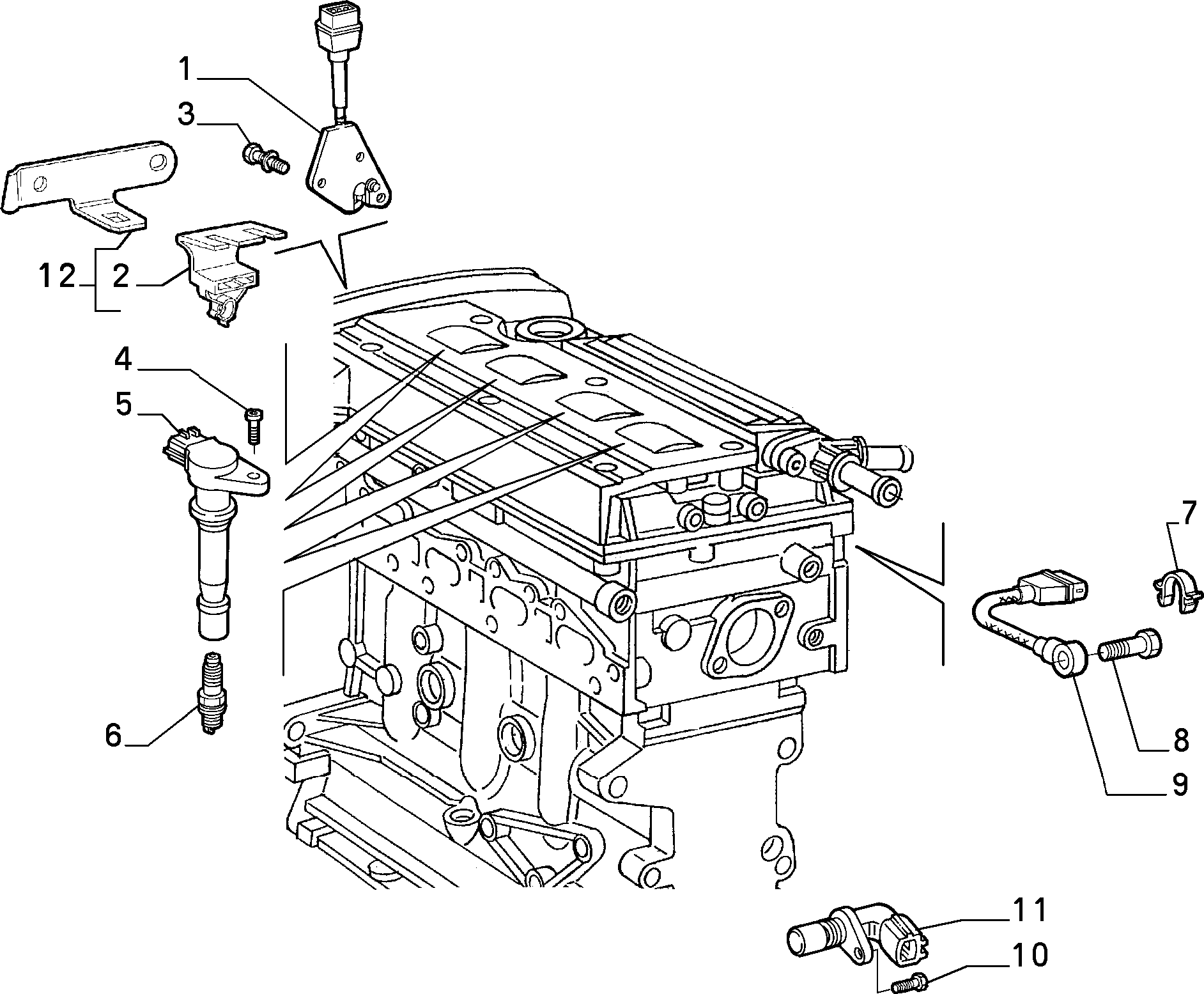 FIAT 46551935 - Свеча зажигания unicars.by