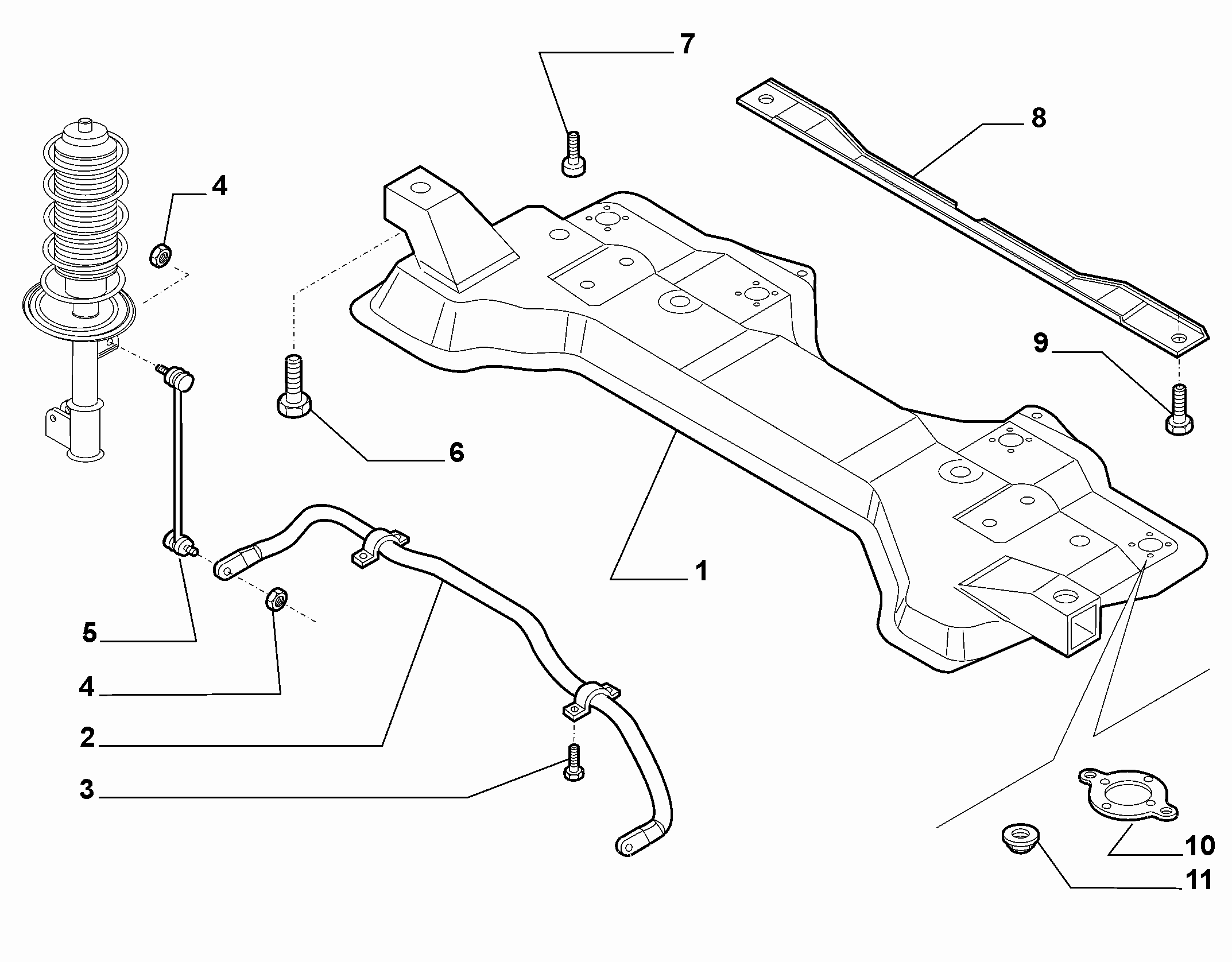 Opel 50515276 - Тяга / стойка, стабилизатор unicars.by