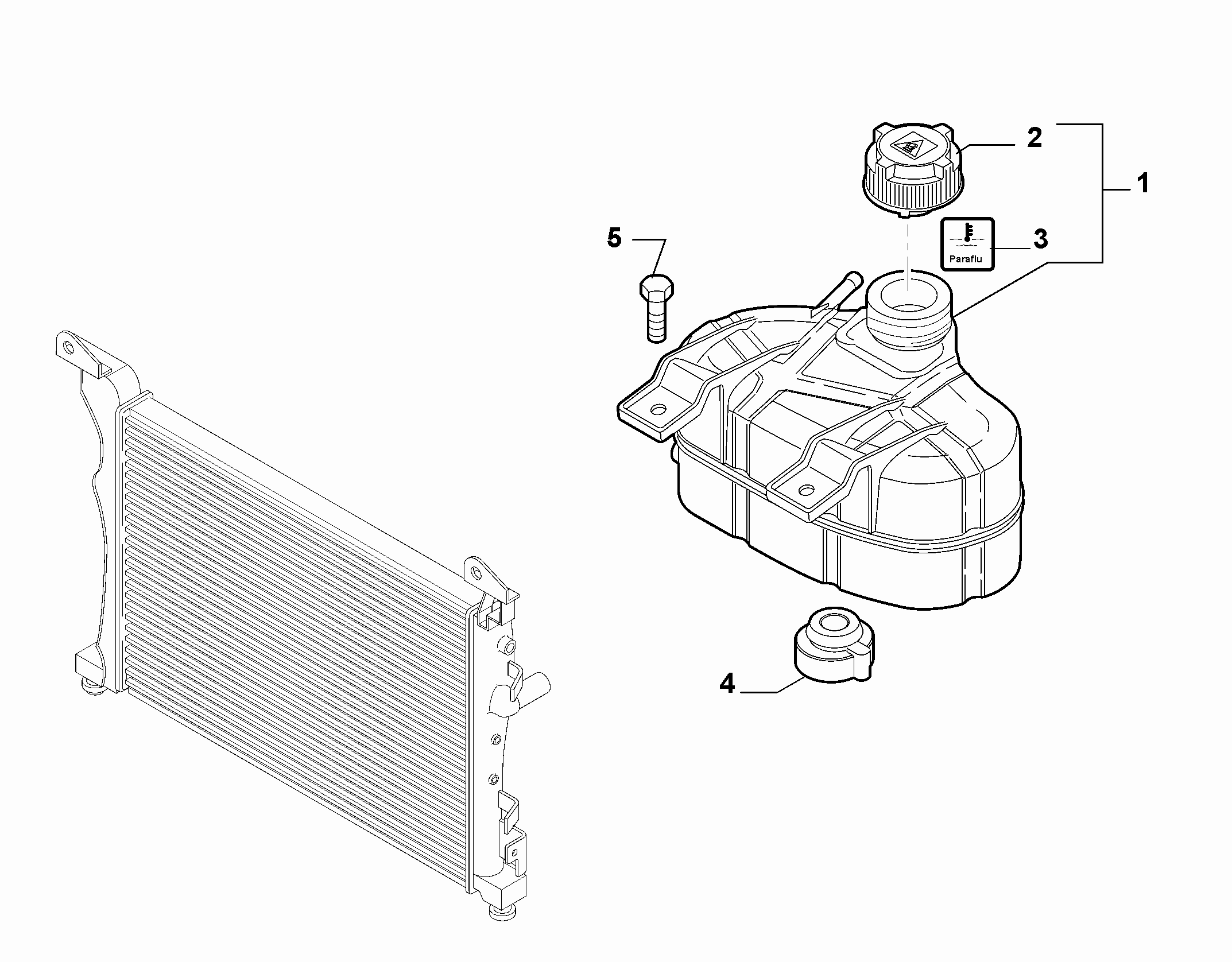 Lancia 55 700 508 - Компенсационный бак, охлаждающая жидкость unicars.by