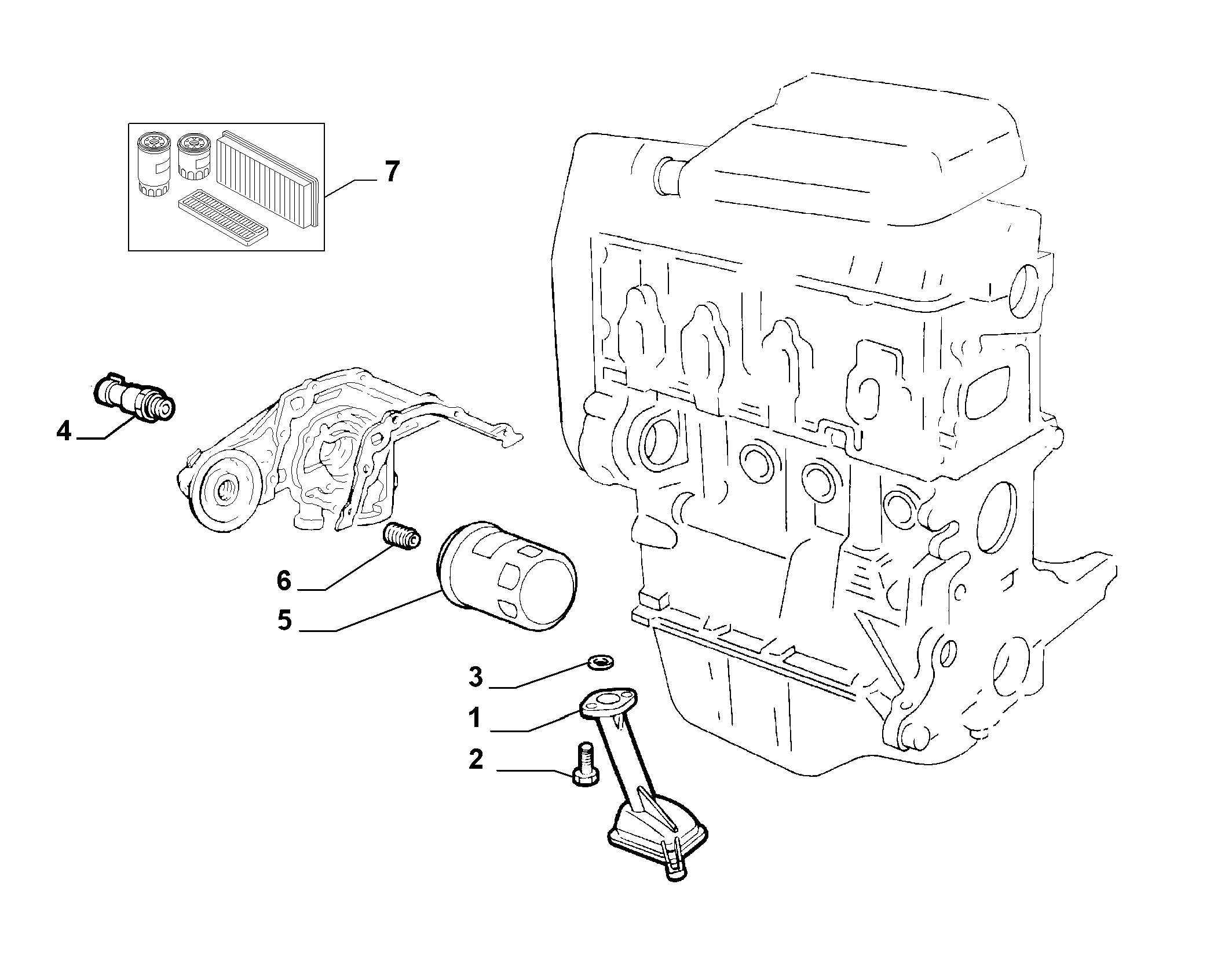 FIAT / LANCIA 71736161 - Масляный фильтр unicars.by