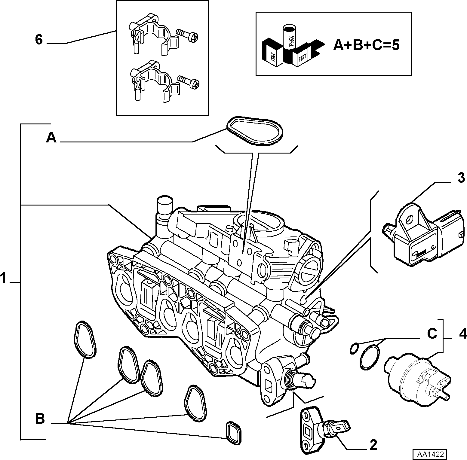 FIAT 71719393 - Датчик, температура охлаждающей жидкости unicars.by