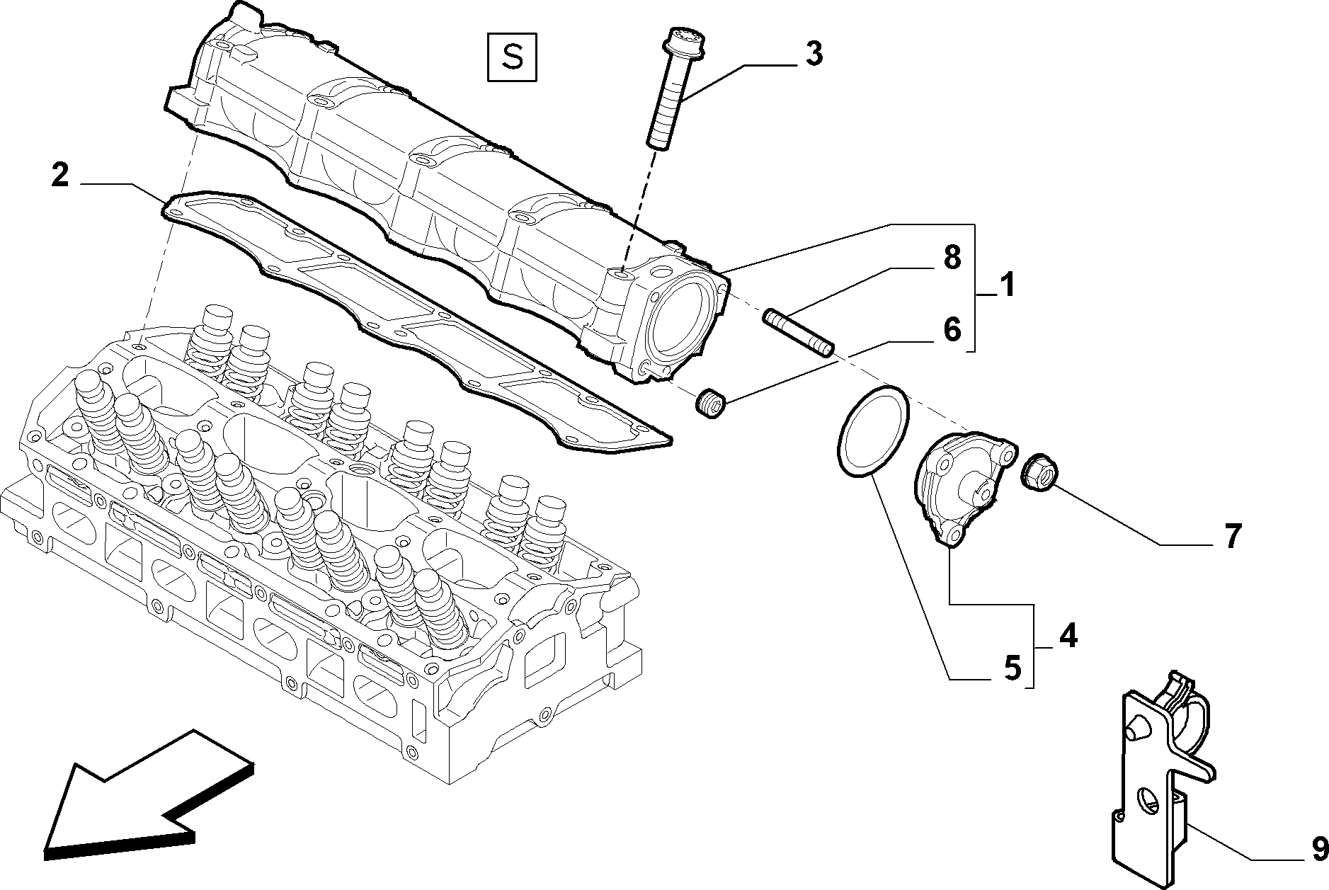 FIAT 46438042 - Прокладка, впускной коллектор unicars.by