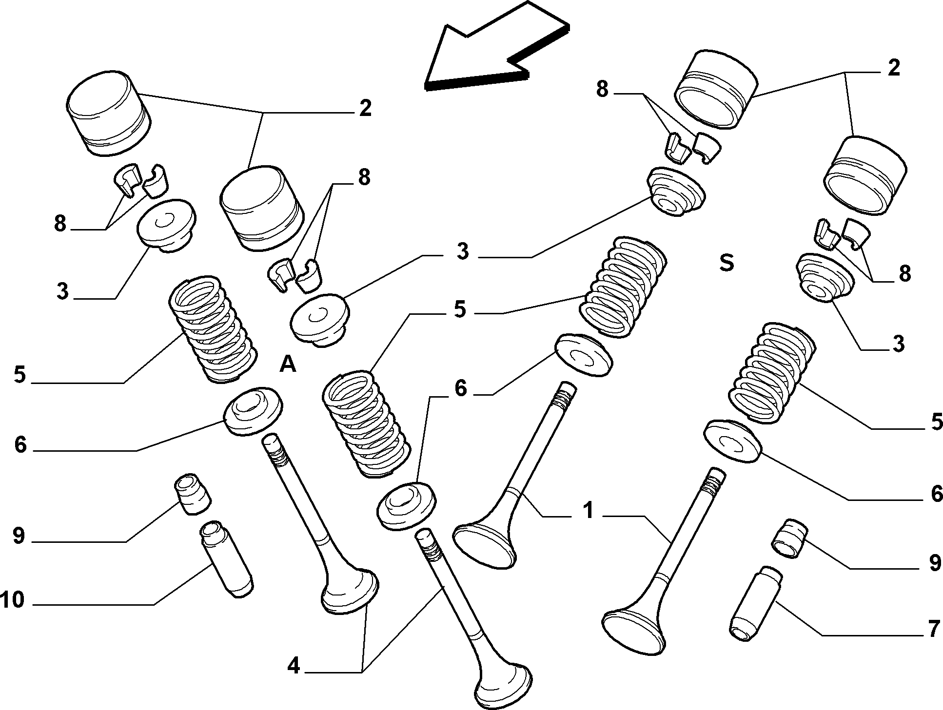 FIAT 46787055 - Толкатель, гидрокомпенсатор unicars.by