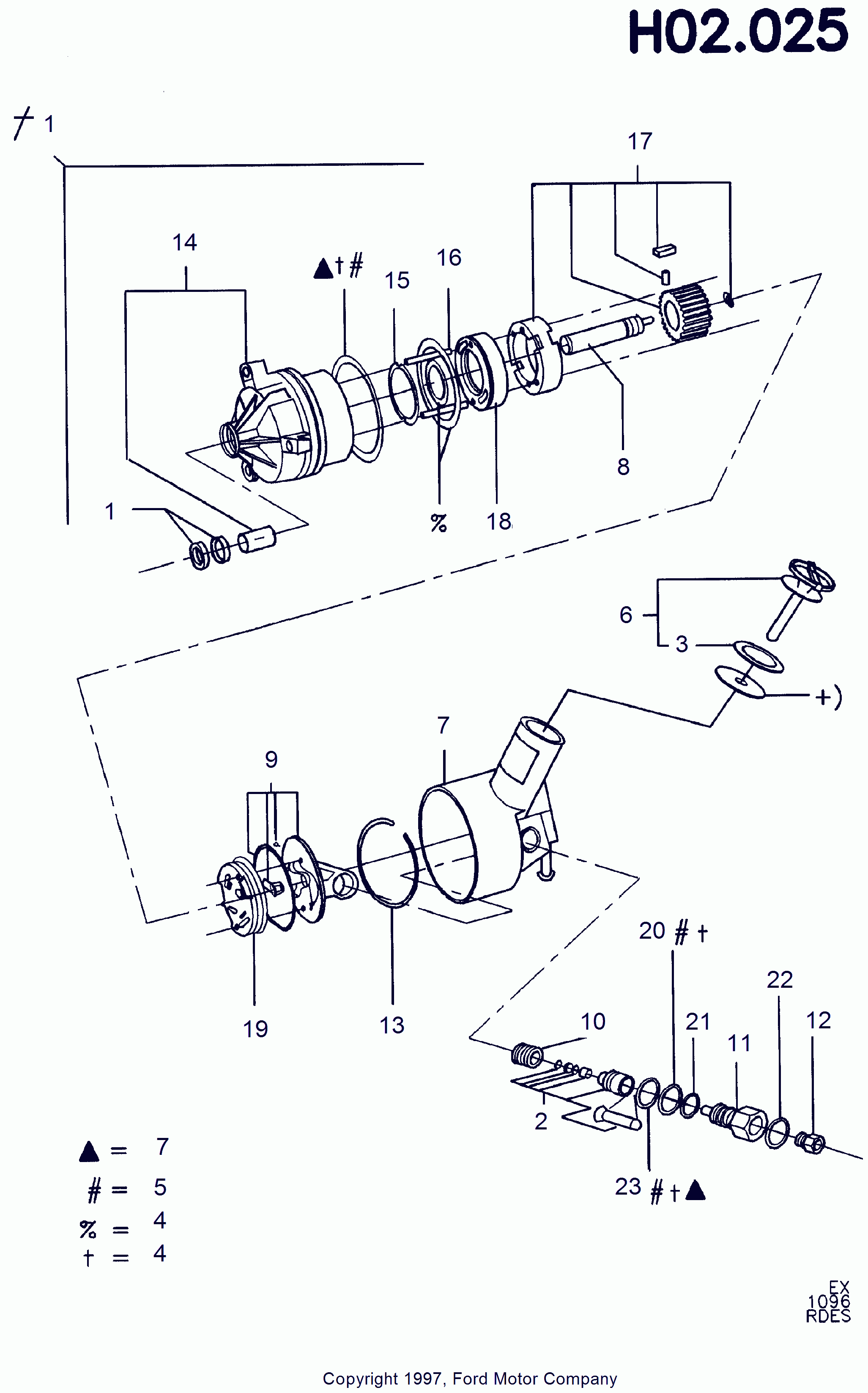 FORD 3 672 864 - Гидравлический насос, рулевое управление, ГУР unicars.by