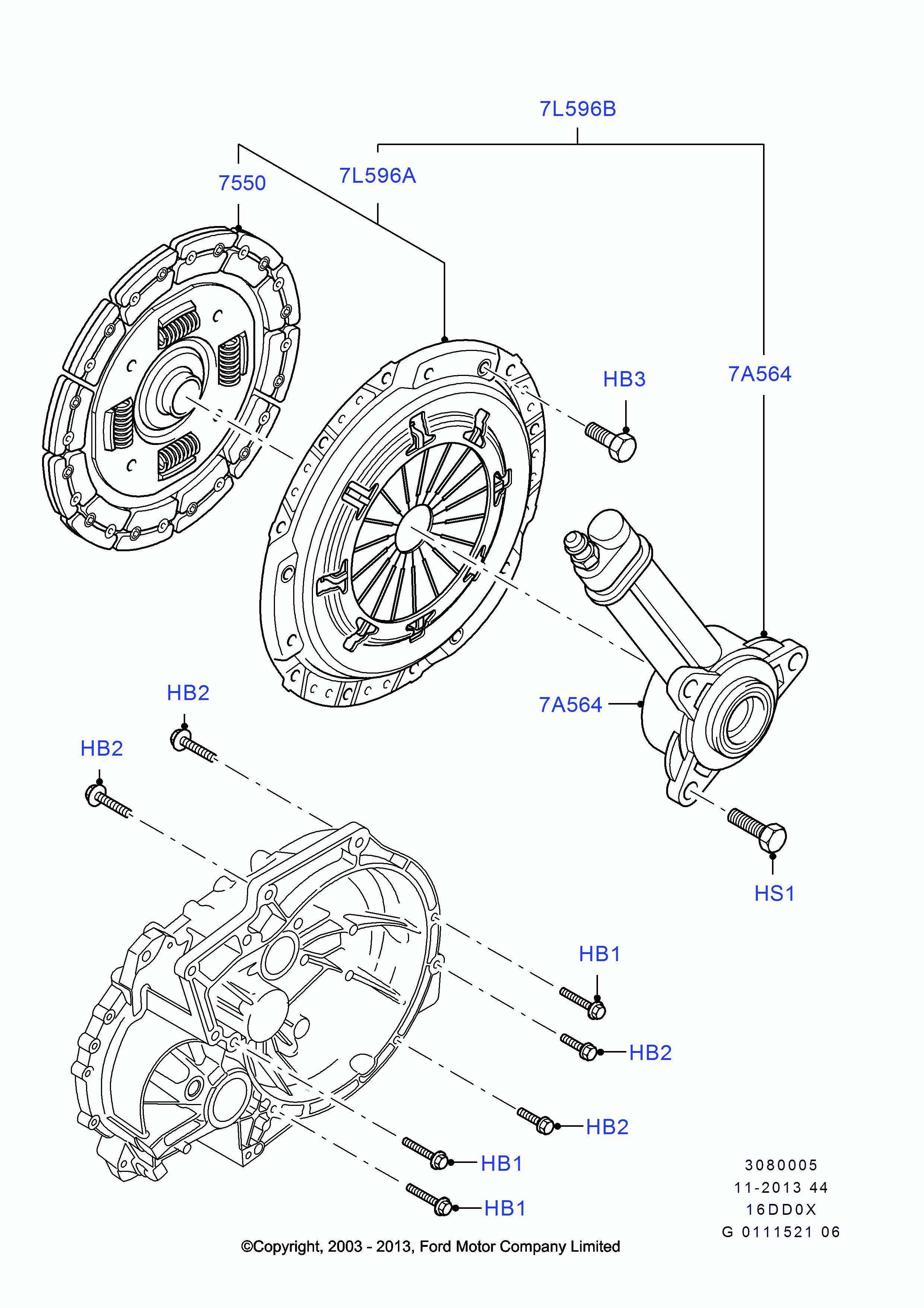 GEO 1672433 - Комплект сцепления unicars.by